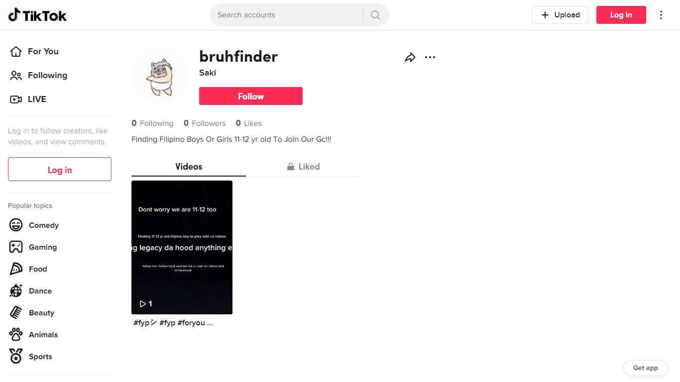 Saki (@bruhfinder) TikTok | Watch Saki's Newest TikTok Videos